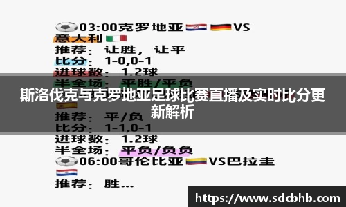 斯洛伐克与克罗地亚足球比赛直播及实时比分更新解析